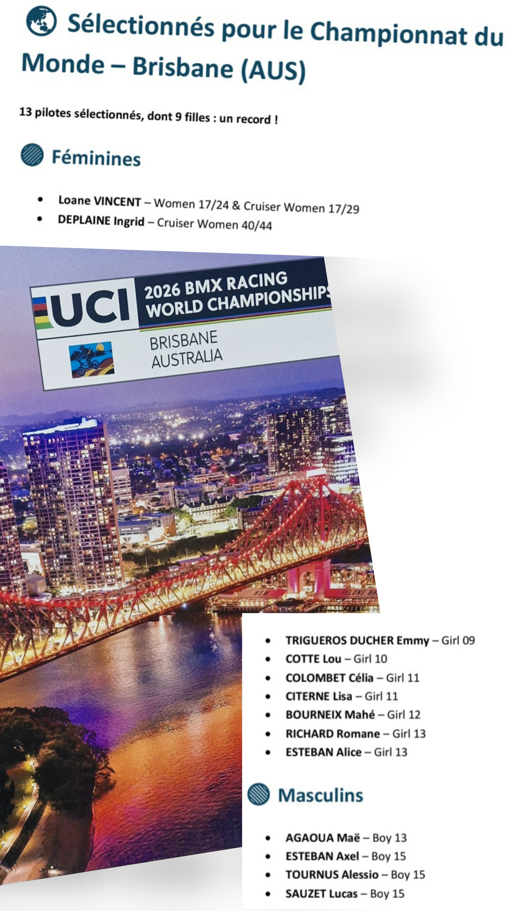 2026 qualif challenge monde brisbane australie