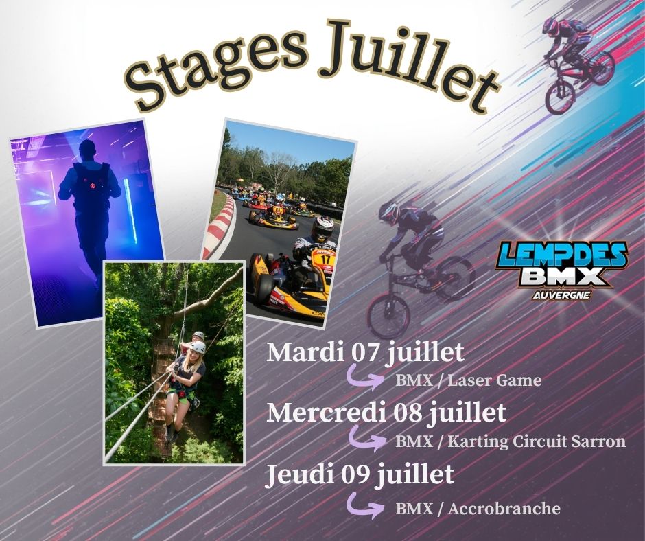 Stages Juillet 2025