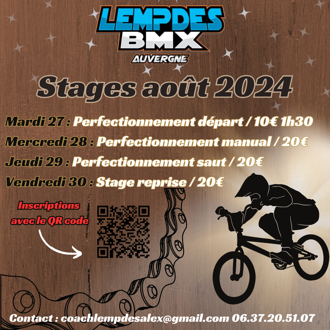 Stages Juillet 2024