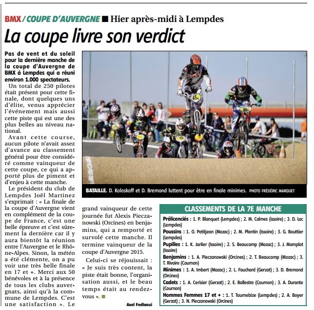 2015 10 11 la montagne finale lempdes